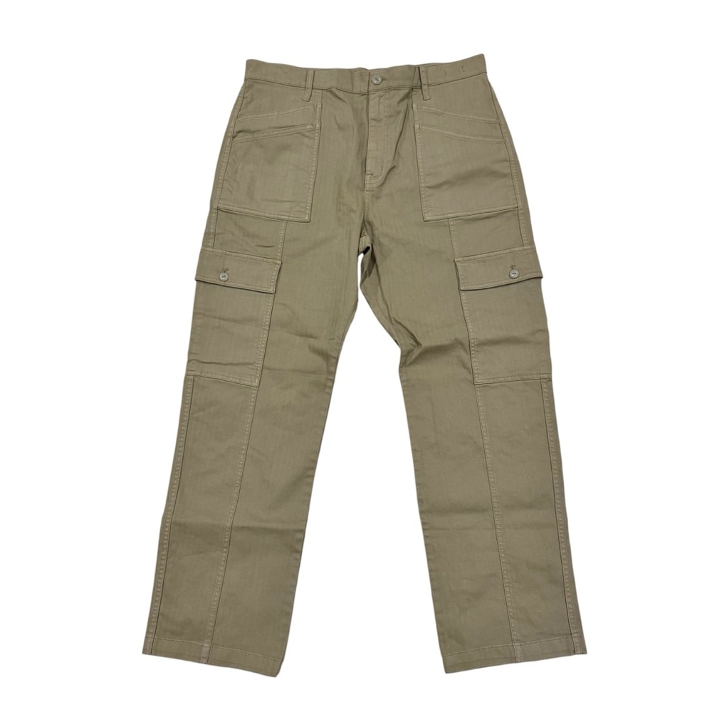 Madewell 90s Straight Cargo Pants Tan Khaki Utility Women Size 32